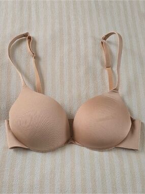 SKIMS Ultimate Push Up Plunge Bra Size:30C Mica